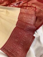 Sundhari (Semi silk) - Ivory - Image 4