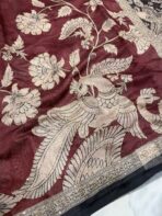 Vinmaya (Chanderi cotton) - Maroon - Image 2