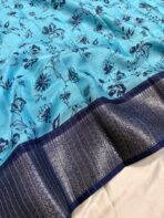 Smrithi (Dola silk) - Blue - Image 2
