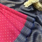 Sivakami (Semi silk) - Hot pink