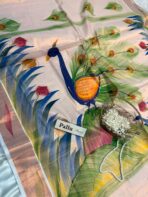 Hand-painted kasav tissue silk - SY103 - Image 2