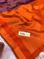 Lakshmi (Semi silk) - Violet - Image 5