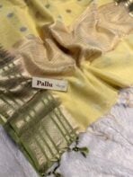 Swapnam (Silk cotton) - Lemon yellow - Image 4