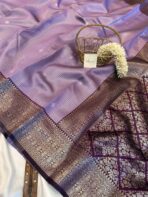 Sundhari (Semi silk) - Lavender - Image 2