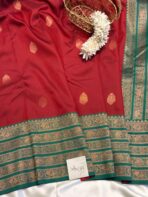 Kamakshi (Soft silk) - Ruby red - Image 2