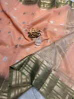 Swapnam (Silk cotton) - Soft peach - Image 3