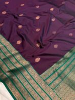Kamakshi (Soft silk) - Plum purple - Image 2
