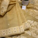 Pallavi (Muga - Jamdani) - Mustard