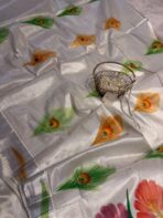Hand-painted kasav tissue silk - SY102 - Image 3