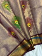 Hand-painted kasav tissue silk - SY110 - Image 2