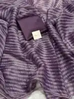 Sunlit stripes (Shimmer georgette) - Lilac - Image 3