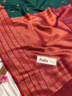 Kamakshi (Soft silk) - Emerald green - Image 5