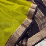 Mangala Varnam (Mysore crepe silk) - Parrot green