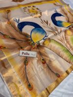 Hand-painted kasav tissue silk - SY104 - Image 5