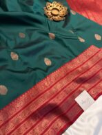 Kamakshi (Soft silk) - Emerald green - Image 3