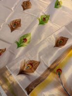 Hand-painted kasav tissue silk - SY104 - Image 4