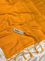 Banarasi soft silk in Yellow - Image 2