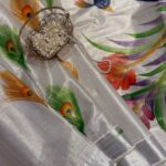 Hand-painted kasav tissue silk - SY102