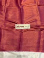 Banarasi soft silk in Wine - Image 3