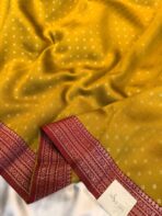 Sivakami (Semi silk) - Golden mustard - Image 3