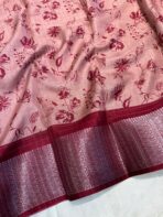 Smrithi (Dola silk) - Maroon - Image 2