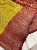 Sundhari (Semi silk) - Lime green - Image 4