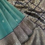 Sundhari (Semi silk) - Teal