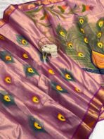 Hand-painted kasav tissue silk - SY107