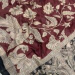 Vinmaya (Chanderi cotton) - Maroon