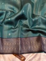 Sundhari (Semi silk) - Teal - Image 3