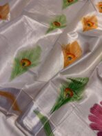 Hand-painted kasav tissue silk - SY102 - Image 2