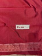 Lakshmi (Semi silk) - Gold Ivory - Image 5