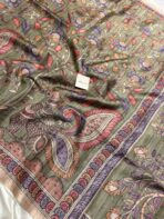 Kanika (Printed Semi Tussar) -  Green - Image 3