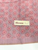 Rinita (Printed Chanderi) - Dusty rose - Image 4