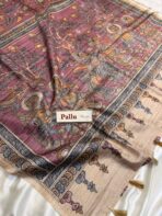 Kanika (Printed Semi Tussar) -  Rose - Image 4