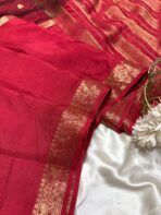 Shrivalli (Mysore silk) - Maroon - Image 4