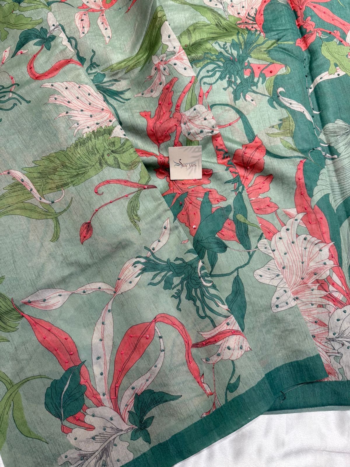 5c010611-8e5d-4c77-ba5c-e91fe1eb4e47 Taashi (Linen blend) - Forest Green - Image 1
