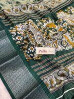 Smrithi (Dola silk) - Forest Green - Image 4