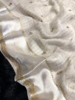 Dilruba (Viscose georgette) -  Ivory - Image 3