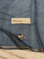 Clara (Embroidered Linen) - Mystic blue - Image 4