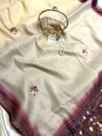 Clara (Embroidered Linen) - Wine - Image 2
