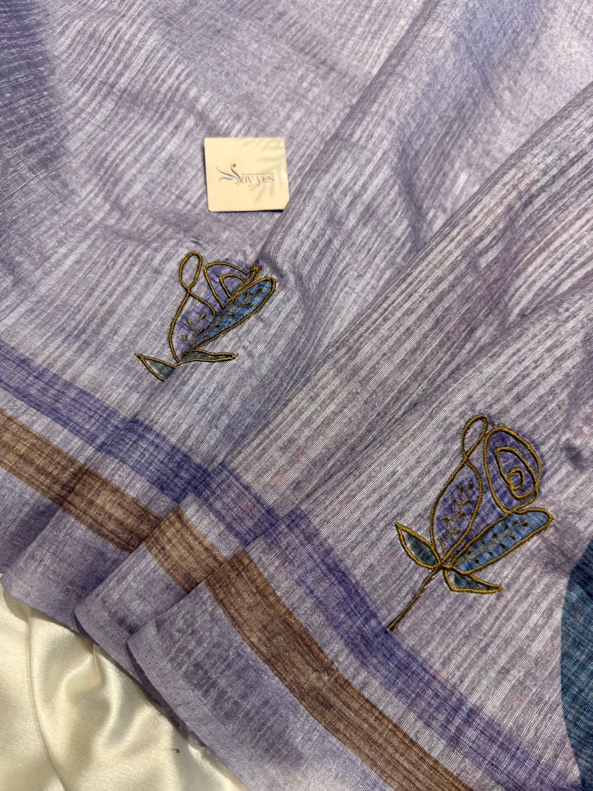 7953874f-461a-42e2-83a9-b26c9a54686f Vanvriti (Semi Tussar) - Lavender - Image 1