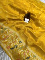 Aaradhana (Paithani Heritage silk) - Golden Mustard - Image 2