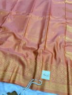 Kanikha (Banarasi soft silk) - Dusty pink - Image 2