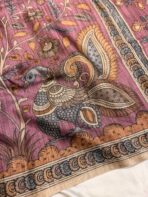 Kanika (Printed Semi Tussar) -  Rose - Image 2