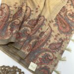 Rinita (Printed Chanderi) - Flax yellow