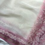 Clara (Embroidered Linen) - Pink blossom