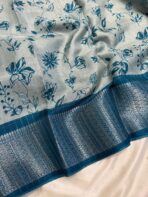 Smrithi (Dola silk) - Teal Blue - Image 2