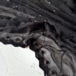 Zareen (Designer Georgette) - Black