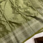 Suchitra (semi silk saree) - Pastel green